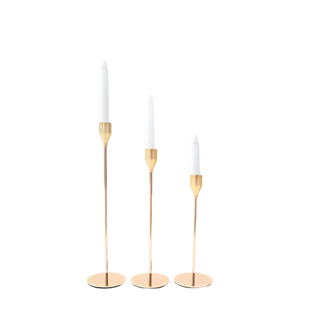 Gold Candlestick Holders