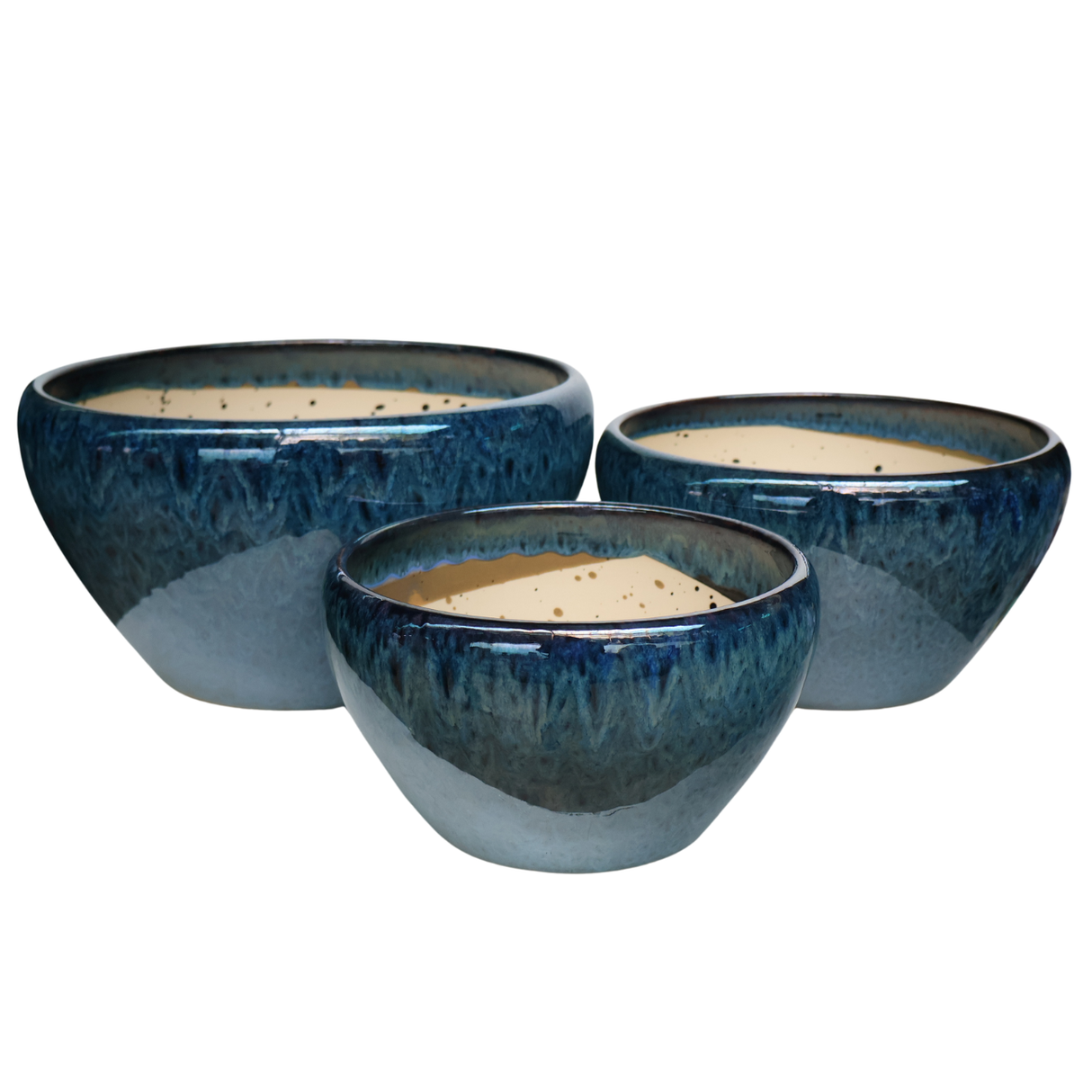 Ocean Blue Ceramic Pot