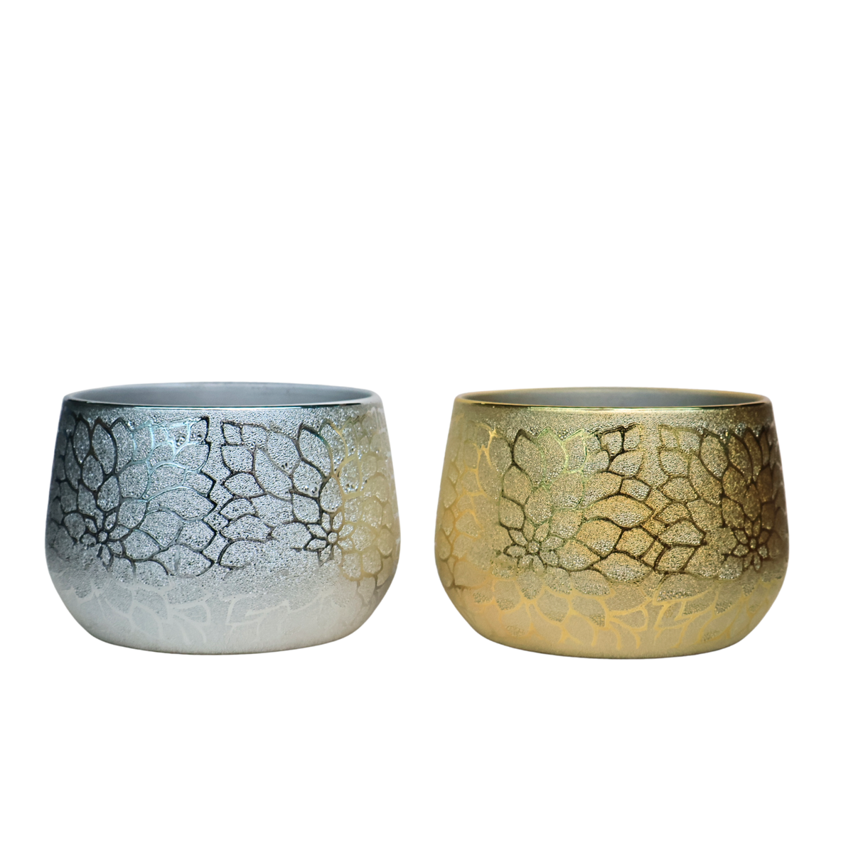 Floral Mandala Bowl Ceramic Pot