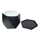 Black Ceramic Pot