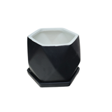 Black Ceramic Pot
