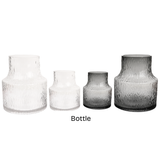Crystal Bark Glass Vase