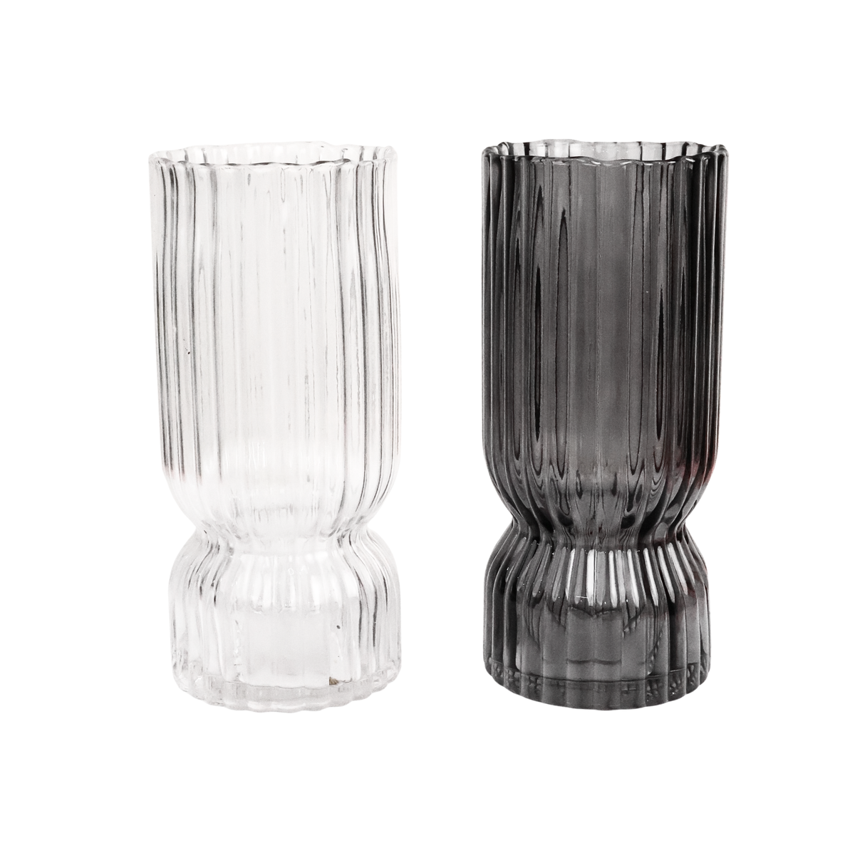 Fluted Glass Vase
