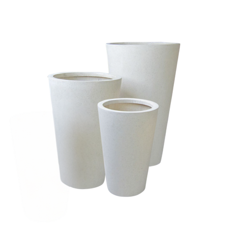 Tapered Cylindrical Terrazzo Pot