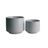 Waveline Ceramic Pot