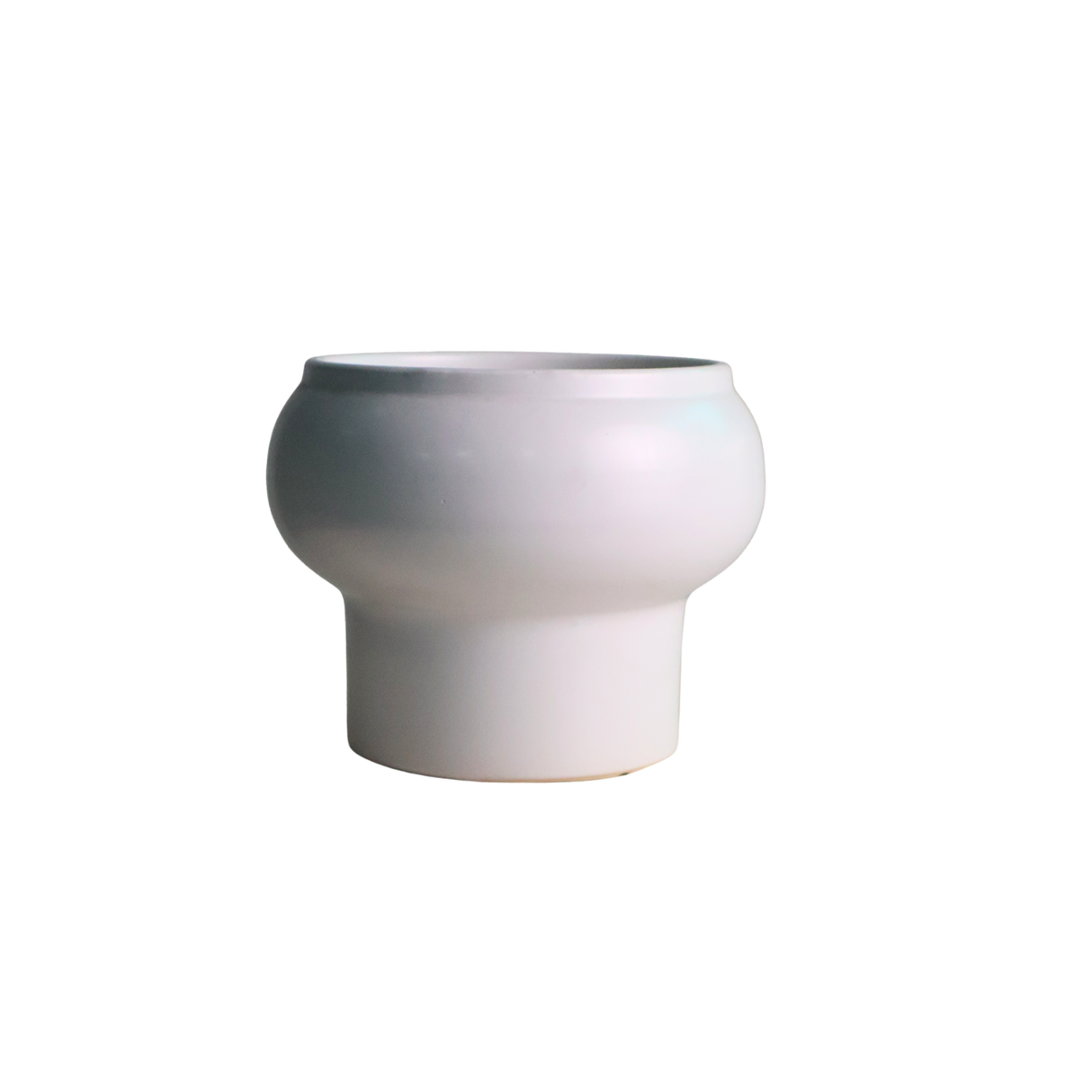 Curve Bulb Ceramic Pot