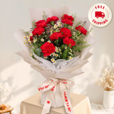 Pure Gratitude (12 Carnations) - Mother's Day Bouquet