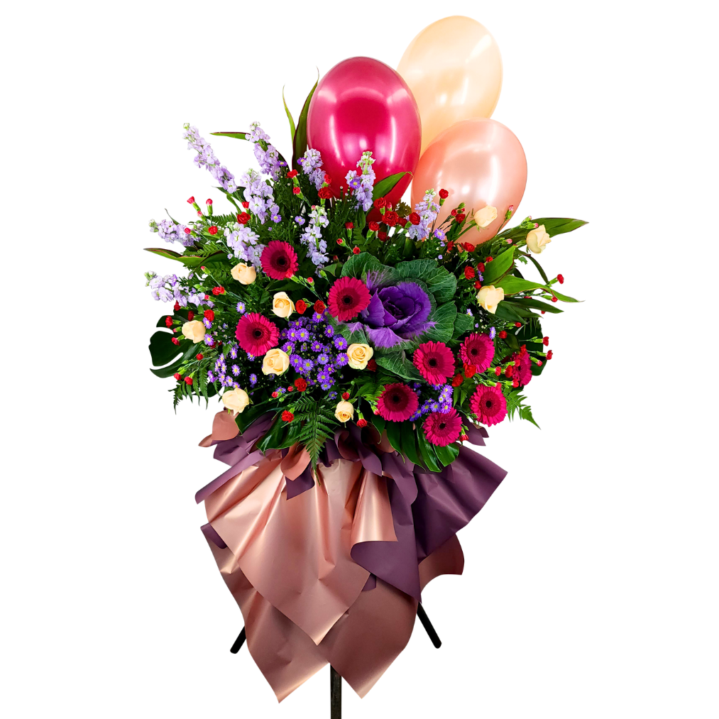 Radiant Achievement - Congratulatory Flower Stand