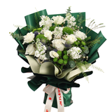 Romilly (10 Roses, Mattiola) - Flower Bouquet