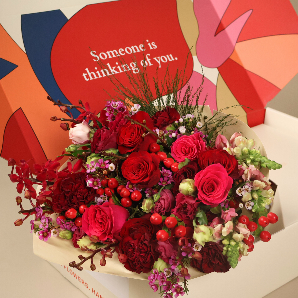 Ruby Kisses - PetalBox Luxe Bouquet