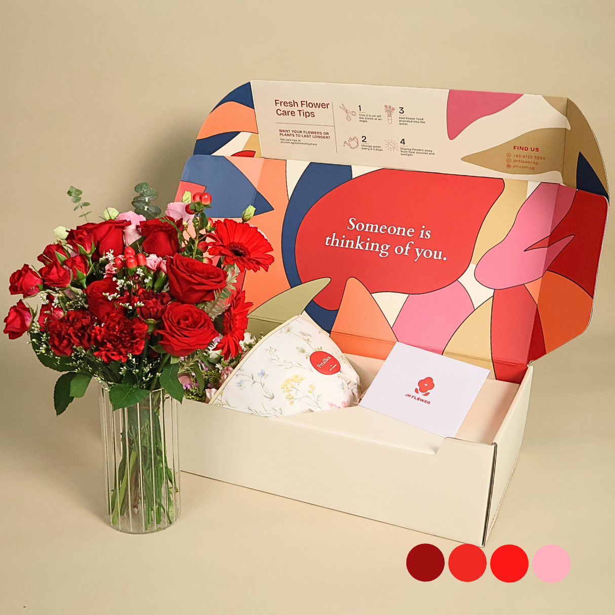 Ruby Kisses - PetalBox Signature Bouquet