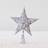 Christmas Tree Star Topper - Silver