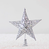 Christmas Tree Star Topper - Silver