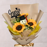 Smiling Success (3 Sunflowers) - Flower Bouquet