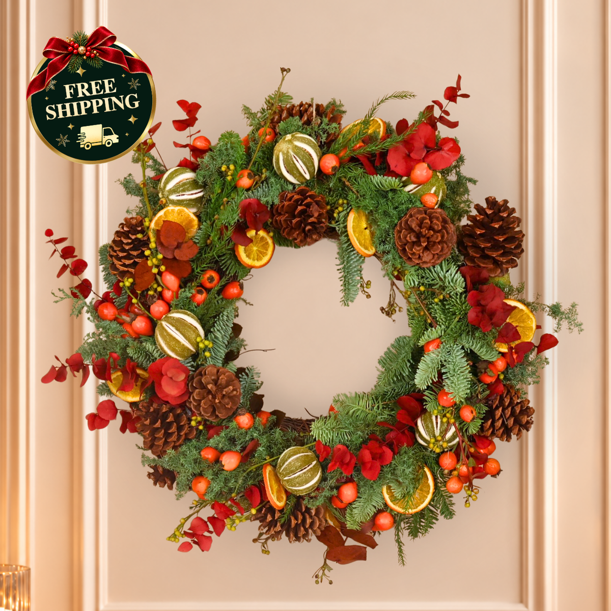 Spiced Orchard - Christmas Nobilis Wreath