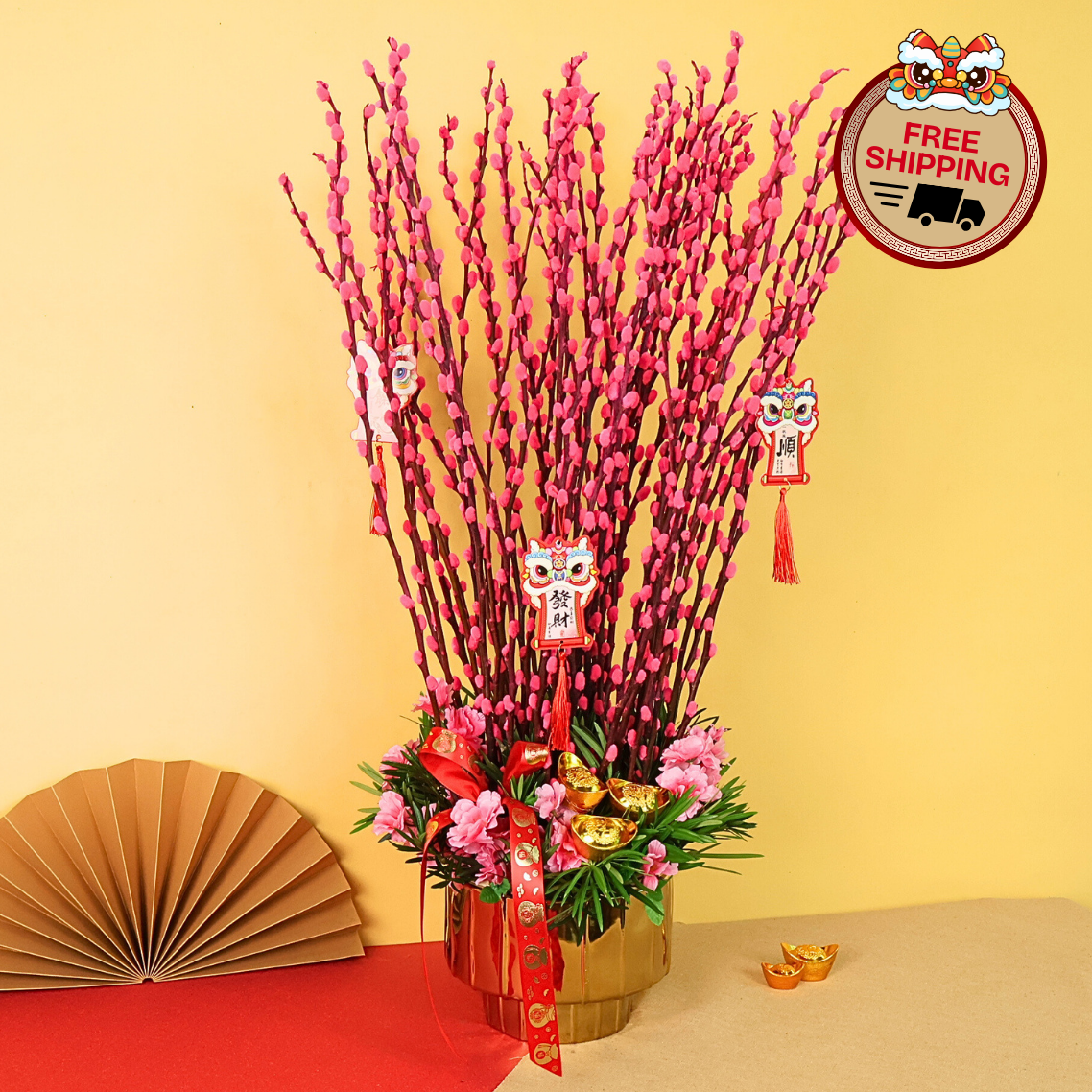 Spring Pink (38 Stalks) - Pussy Willow