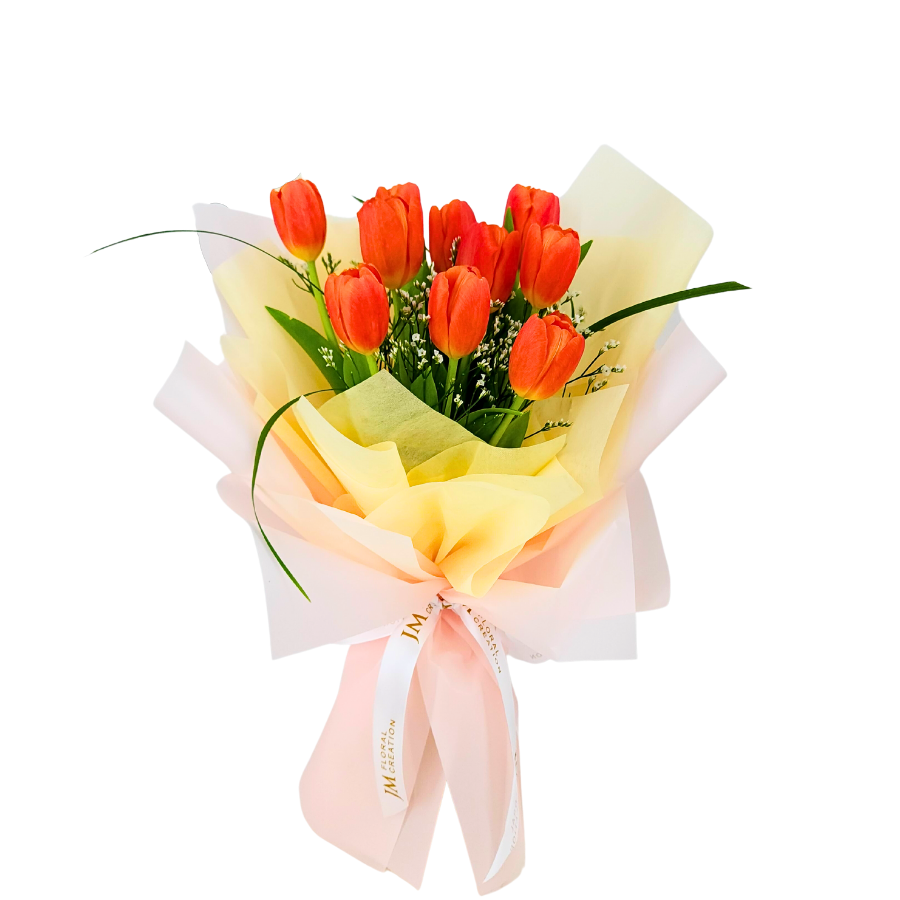 Tindra (10 Tulip) - Flower Bouquet – JM Flower