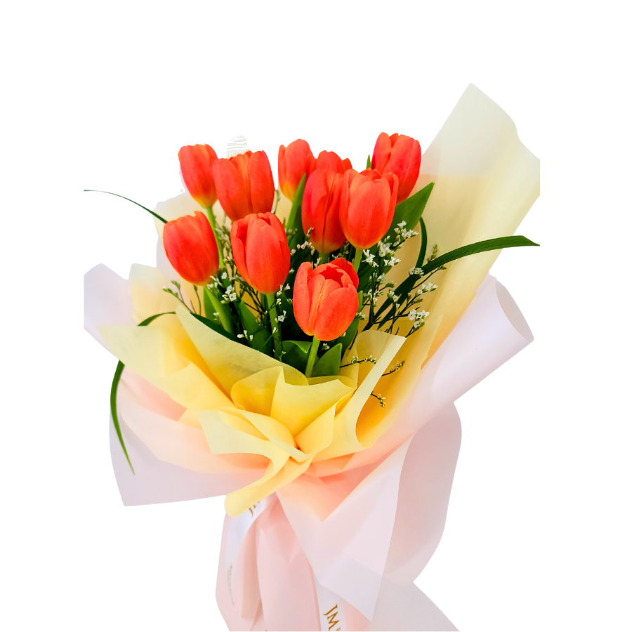 Tindra (10 Tulip) - Flower Bouquet – JM Flower