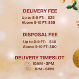 Noble Fir Christmas Tree 3-4FT - Table Top (USA No.1 Grade)