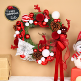 Yuletide Ruby - Christmas Nobilis Wreath