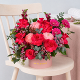 Zaria (8 Roses, 3 Gerberas) - Reflexed Rose Flower Box