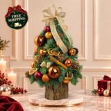 Yule Logger - Fresh Mini Christmas Tree