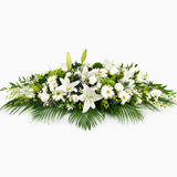 Timeless Tribute (Lily, Hydrangea, Roses) -  Condolences Table Arrangement