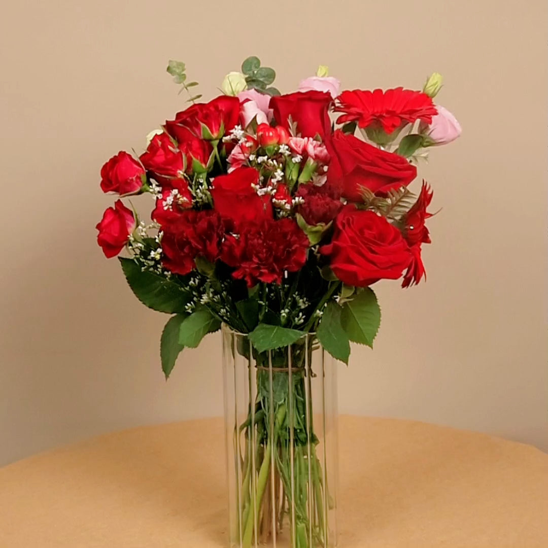 Ruby Kisses - PetalBox Signature Bouquet