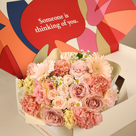 Peach Paradise - PetalBox Signature Bouquet