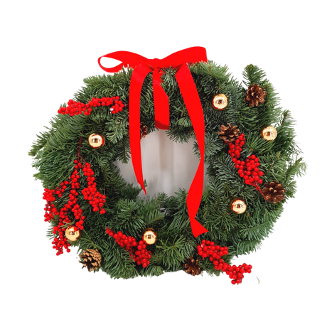 christmas-wreath-diy-kit Christmas Flower Arrangement Singapore
