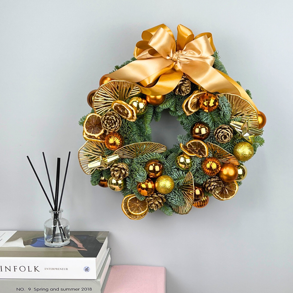 Amber Tidings - Christmas Wreath