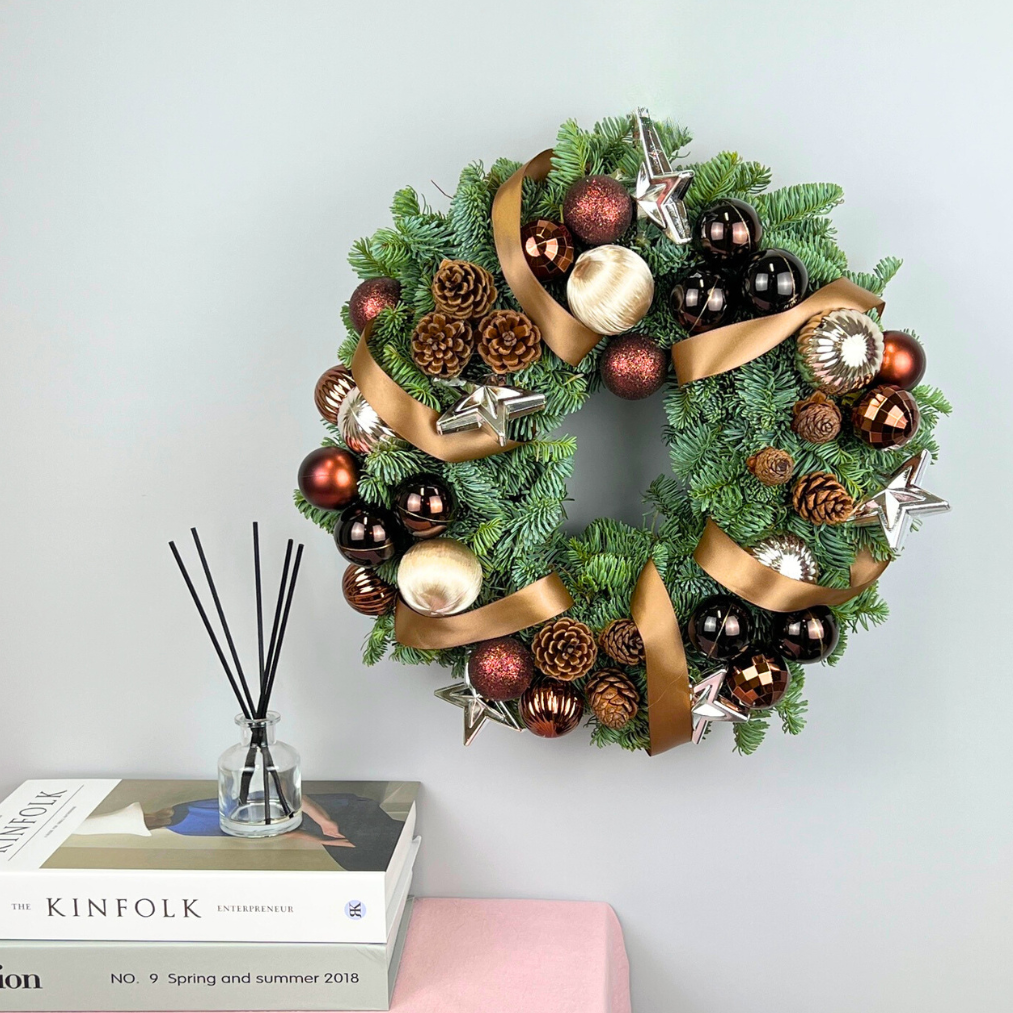 Gleeful Bronze - Christmas Wreath