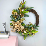Glittering Mistletoe  - Christmas Wreath