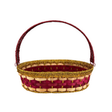 Oval Straw basket (m)